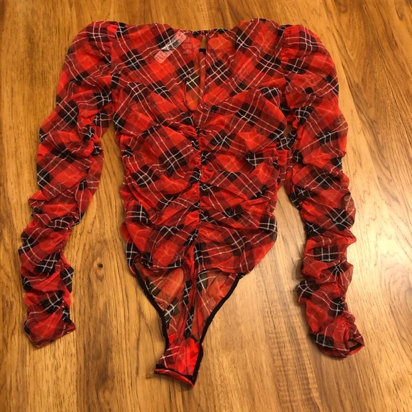 Victoria's Secret VERY SEXY Ruched Mesh Bodysuit - Picture 5 of 5